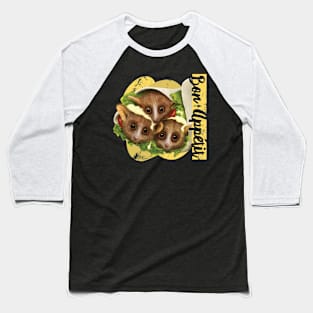 Fast Food Contaminated With Cute Animals Baseball T-Shirt